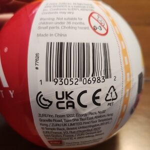 Ulta Beauty Red and White Toy Ball